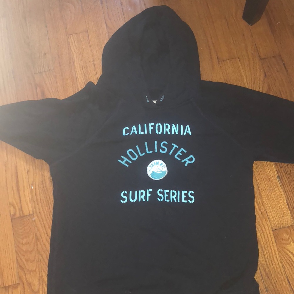 Navy Hollister hoodie